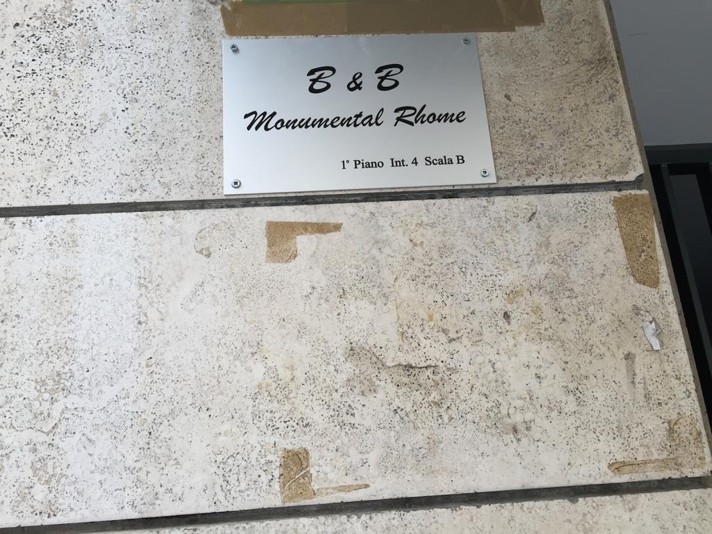 B&B Monumental Rhome Rom Eksteriør billede